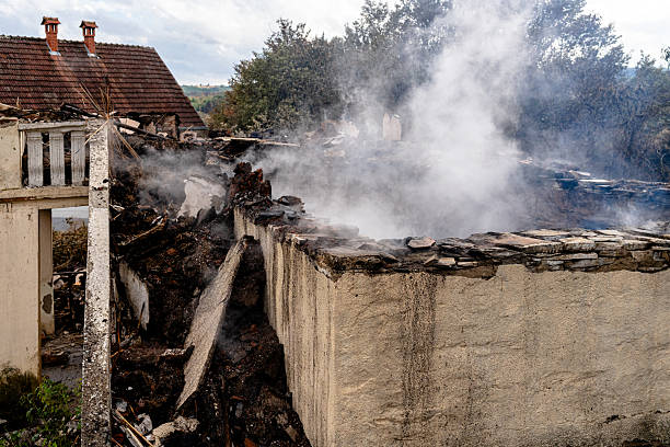 Professional Emergency Fire Cleanup technician working in Kensington, MD